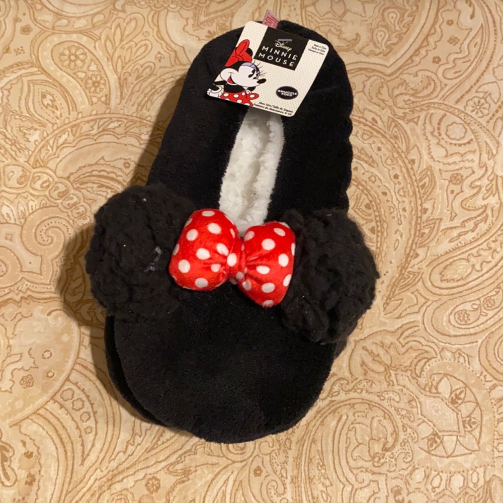 ~Disney~ Minnie Mouse Snuggle Toes Slippers